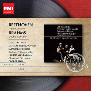 BEETHOVEN / BRAHMS / OISTRAKH / KARAJAN | TRIPLE CONCERTO/DOUBLE CONCERTO