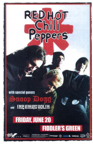 RED HOT CHILI PEPPERS 2003 TOUR POSTER A3 PRINT 27 X 43CM