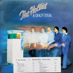 HOLLIES | CRAZY STEAL - PROMO - LARGE PROMO STICKER ON COVER