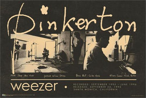 WEEZER PINKERTON IN STUDIO POSTER 211