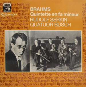 BRAHMS | QUINTETTE IN FA MINEUR - SERKIN QUATUOR BUSCH
