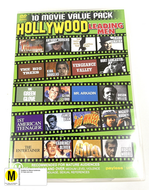 MOVIE DRA | HOLLYWOOD LEADING MEN - 10 MOVIE PACK (4DVD)