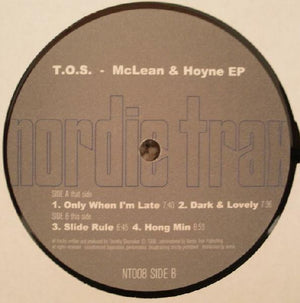 T O S | MCLEAN AND HOYNE EP - CANADIAN PRESSING - GENERIC SLEEVE