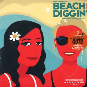 VARIOUS / GUTS / MAMBO | BEACH DIGGIN VOLUME 5 - HAND PICKED BY MAMBO AND GUTS - 2LP