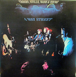 CROSBY STILLS NASH AND YOUNG | 4 WAY STREET - 2LP UK - ROUGH - CHIP IN LEAD IN GROOVE 2ND DISC
