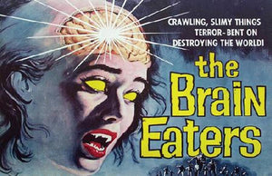 BRAIN EATERS 1958 MOVIE  27 X 43CM A3 MINI PRINT
