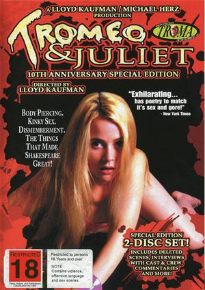MOVIE HOR | TROMEO AND JULIET - 10TH ANNIVERSARY SPECIAL EDITION (2DVD)