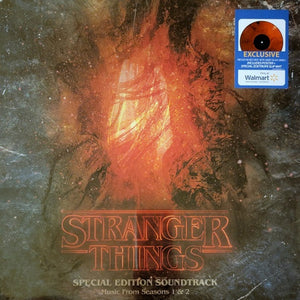 VARIOUS / SOUNDTRACK | STRANGER THINGS SPECIAL EDITION SOUNDTRACK - MUSIC FROM SEASONS 1 AND 2 - 2LP - WALMART EXCLUSIVE RED WITH BLACK SWIRLS