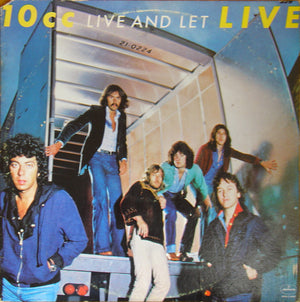 10CC | LIVE AND LET LIVE - 2LP - US - CUT CORNER - WRITING ON LABEL