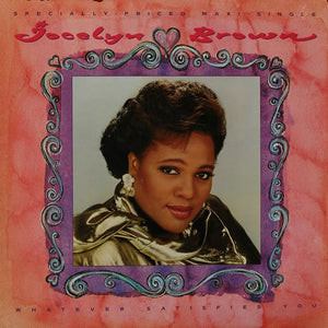 JOCELYN BROWN | WHATEVER SATISFIES YOU 12 - US - PROMO STAMP ON SLEEVE