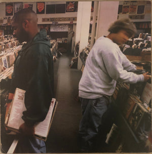 DJ SHADOW | ENDTRODUCING - 2LP - 1996 UK - GATEFOLD WITH INSIDE OPENING - HYPE STICKER