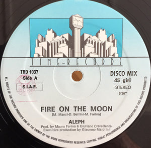 ALEPH | FIRE ON THE MOON - 12 GENERIC WHITE SLEEVE - 12