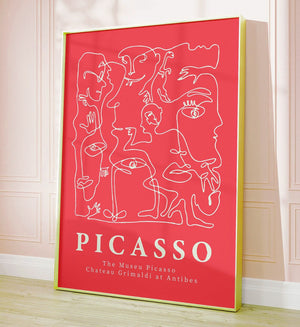 PICASSO PINK CHATEAU GRIMALDI POSTER 578