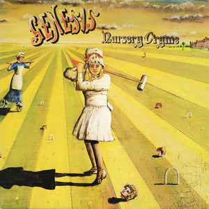 GENESIS | NURSERY CRYME - UK - 1ST ISSUE SCROLL LABELS