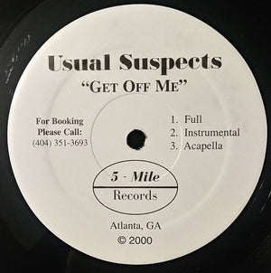 USUAL SUSPECTS | GET OFF ME 12 - US - GENERIC SLEEVE