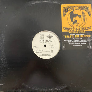 MYSTIKAL | GHETTO FABULOUS 2LP - US PROMO - GENERIC SLEEVE WITH HYPE STICKER