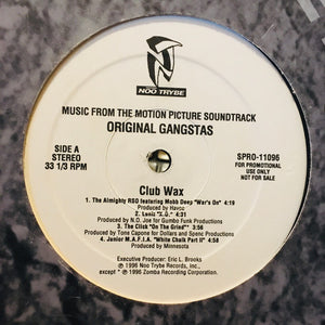 VARIOUS | ORIGINAL GANGSTAS - US PROMO - GENERIC SLEEVE - SMALL TEAR ON SLEEVE