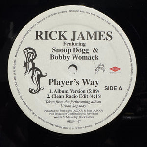 RICK JAMES / WITH SNOOP DOGG AND BOBBY WOMACK | PLAYER'S WAY 12 - US - GENERIC SLEEVE