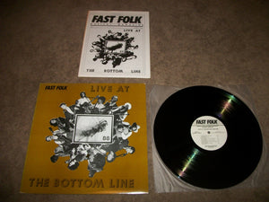 VARIOUS | FAST FOLK MUSICAL MAGAZINE VOLUME 5 NO 2 - LIVE AT THE BOTTOM LINE