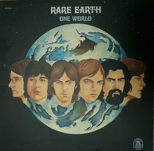 RARE EARTH | ONE WORLD - USA GATEFOLD - SPLIT SEAM - WRITING ON COVER