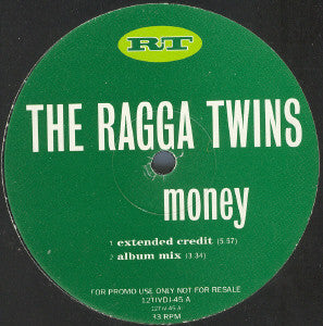 RAGGA TWINS | MONEY / ONE THING 12 - UK - GENERIC SLEEVE