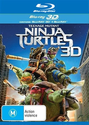 MOVIE BLACT | TEENAGE MUTANT NINJA TURTLES (2014) (3D/2D BLU - RAY)