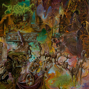 WORM | FOREVERGLADE - GREEN / BLACK MERGE  WITH SPLATTER - WITH POSTER