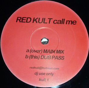 RED KULT | CALL ME 12 GENERIC SLEEVE