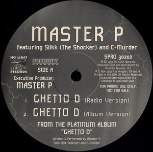MASTER P | GHETTO D - US - GENERIC SLEEVE