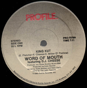 WORD OF MOUTH / DJ CHEESE | KING KUT - 12 - LOOKS ROUGH PLAYS FINE