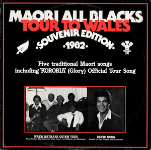 WAKA NATHANS QUINN TIKIS / DAVID NODA | MAORI ALL BLACKS TOUR TO WALES SOUVENIR EDITION 1982
