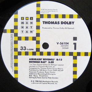 THOMAS DOLBY | AIRHEADS' REVENGE 12 - US - GENERIC SLEEVE