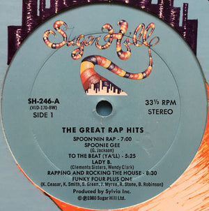 VARIOUS | GREAT RAP HITS - US - GENERIC SLEEVE