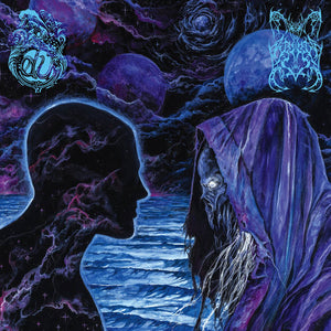 WORM / DREAM UNENDING | STARPATH - SPLIT LP - TRI COLOR MERGE WITH SILVER SPLATTER - WITH POSTER