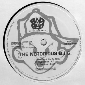 NOTORIOUS BIG / CRAIG MACK | WHO SHOT YA / FLAVA IN YA EAR 12 - US PROMO - GENERIC RECORD COMPANY SLEEVE - BIT ROUGH