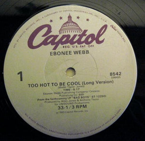 EBONEE WEBB | TOO HOT TO BE COOL 12 - US - GENERIC RECORD COMPANY SLEEVE
