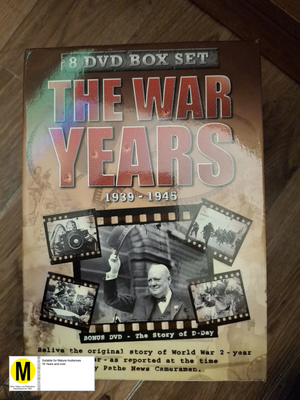 DOCUMENTARY | WAR YEARS 1939-1945 (8DVD) (ZONE 2)