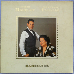 FREDDIE MERCURY / MONTSERRAT CABALLE | BARCELONA - UK GATEFOLD - COVER BIT ROUGH