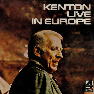 STAN KENTON | KENTON LIVE IN EUROPE - STICKER ON COVER