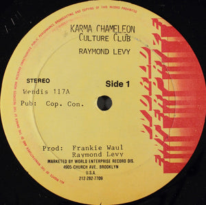RAYMOND LEVY / FRANKIE BUBBLES AND KALABASH | KARMA CHAMELEON / RED GOLD AND GREEN - 12 - GENERIC SLEEVE