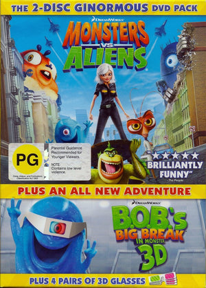 MOVIE FA | MONSTERS VS ALIENS / BOBS BIG BREAK (2DVD)