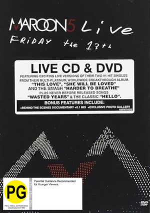 MAROON 5 | LIVE FRIDAY THE 13TH (BONUS CD)