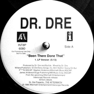 DR DRE | BEEN THERE DONE THAT - 12 - PROMO - GENERIC SLEEEVE