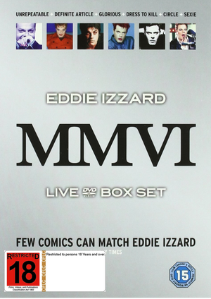 EDDIE IZZARD | MMVI LIVE BOXSET (6 DVD) (ZONE 2-5)