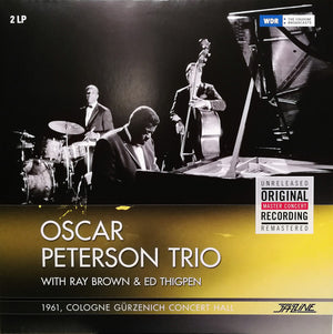 OSCAR PETERSON / TRIO | 1961, COLOGNE GURZENICH CONCERT HALL WITH RAY BROWN AND ED THIGPEN (2LP)