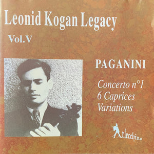 PAGANINI / LEONID KOGAN | CONCERTO NO 1