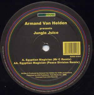 ARMAND VAN HELDEN / PRESENTS JUNGLE JUICE | EGYPTIAN MAGICIAN 12 - UK - GENERIC RECORD COMPANY SLEEVE