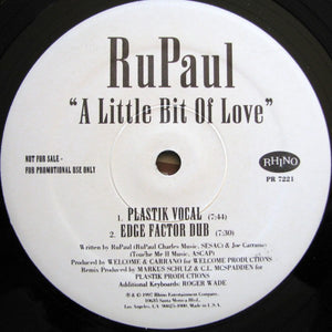 RUPAUL | LITTLE BIT OF LOVE 12 - US PROMO - GENERIC SLEEVE