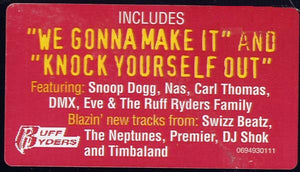 JADAKISS | KISS THA GAME GOODBYE - 2LP - DIRTY PROMO - GENERIC SLEEVE WITH HYPE - STICKER DAMAGE