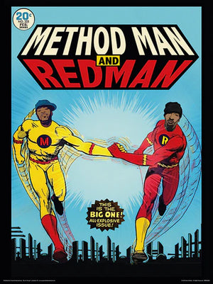 METHOD MAN AND REDMAN WUTANG COMIC MINI PRINT 30*40CM